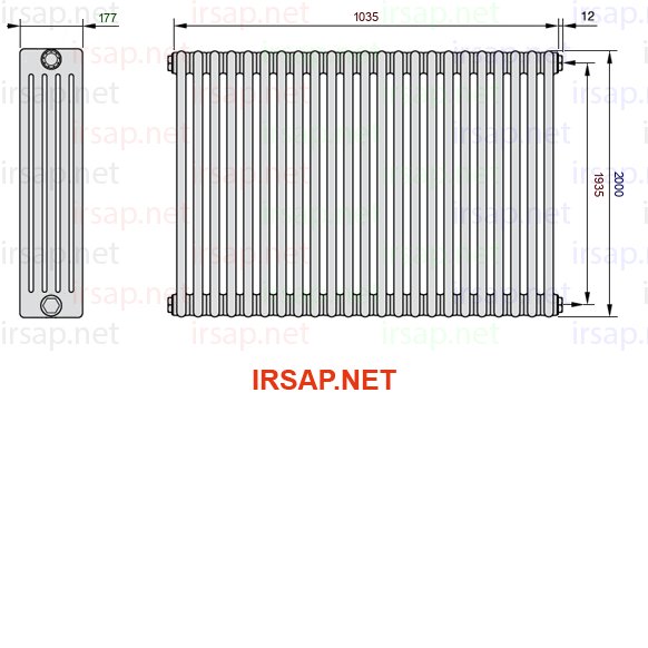 Радиатор IRSAP Tesi 52000/23 T30 CL 01